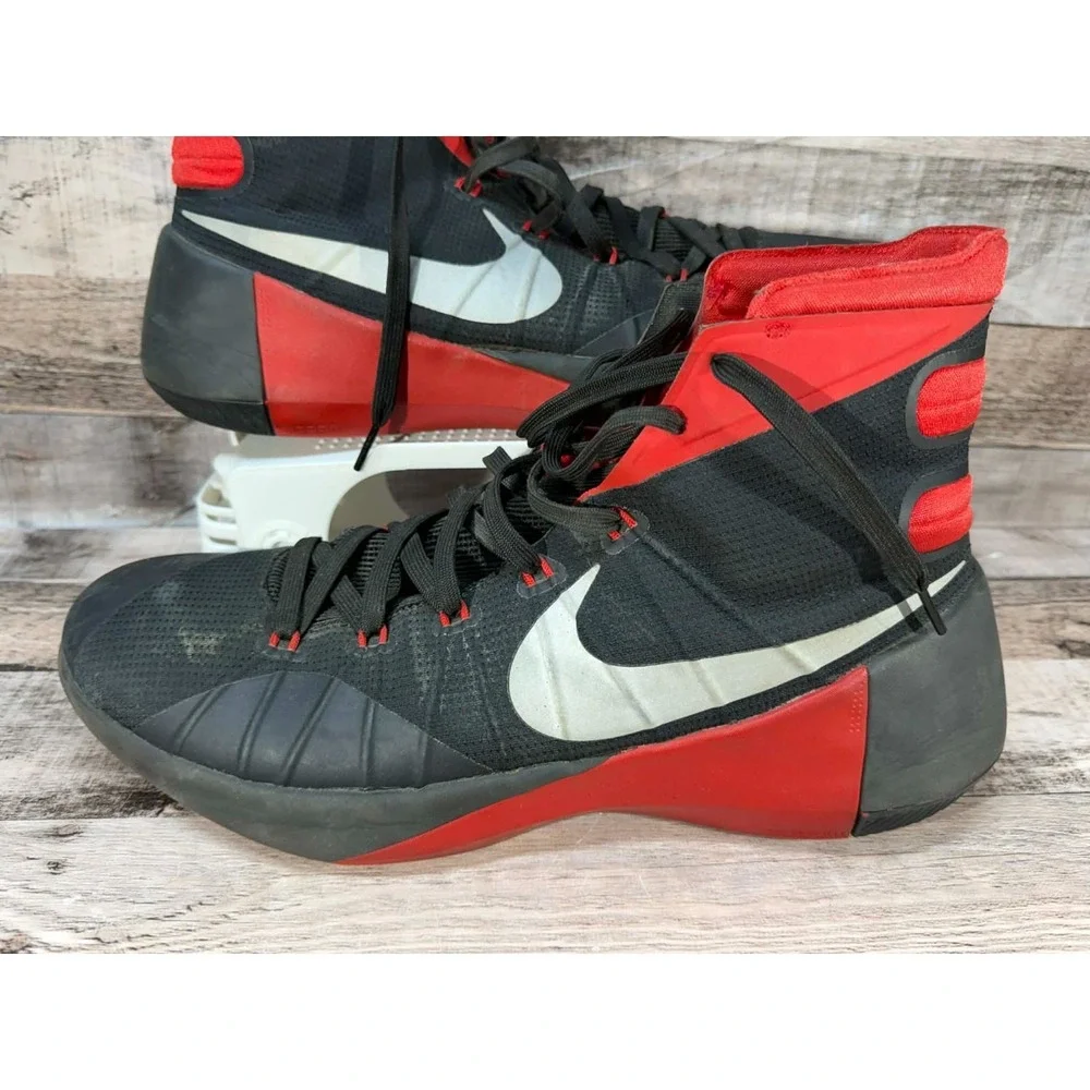 NIKE Hyperdunk‎ US 11.5 Men's Black Red Basketball Shoe 749561 749561-006 2015